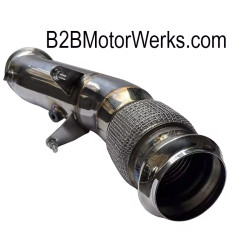 4 inch BMW Catless Downpipe for 30i Engines