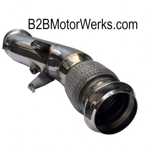 4 inch BMW Catless Downpipe for 30i Engines 4 inch BMW Catless Downpipe for 30i Engines